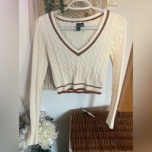 Cropped sweater